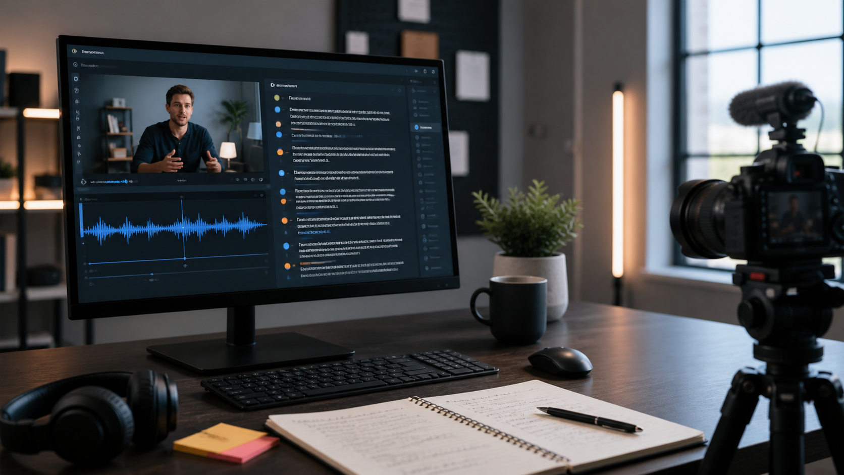YouTube-style video workflow converted into text