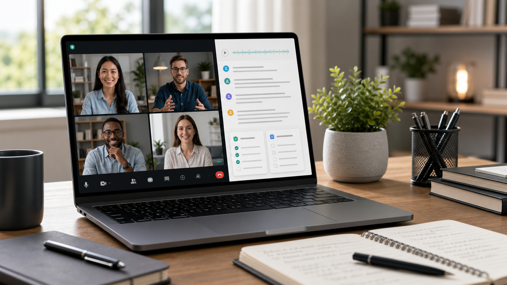 Zoom meeting transcription workflow for remote teams